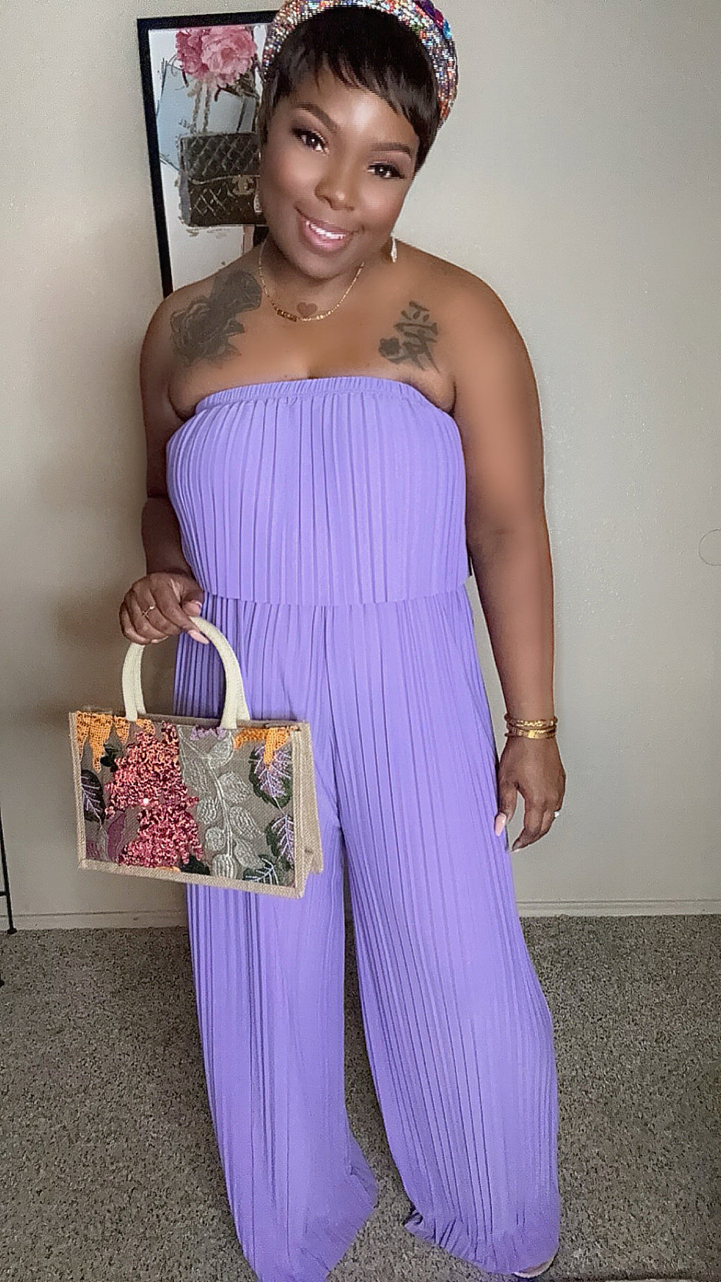 Pretty N Pleated (Lavender)