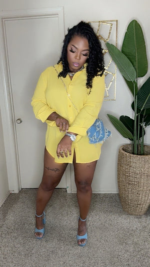 The Perfect Oversized Dress (Lemon)