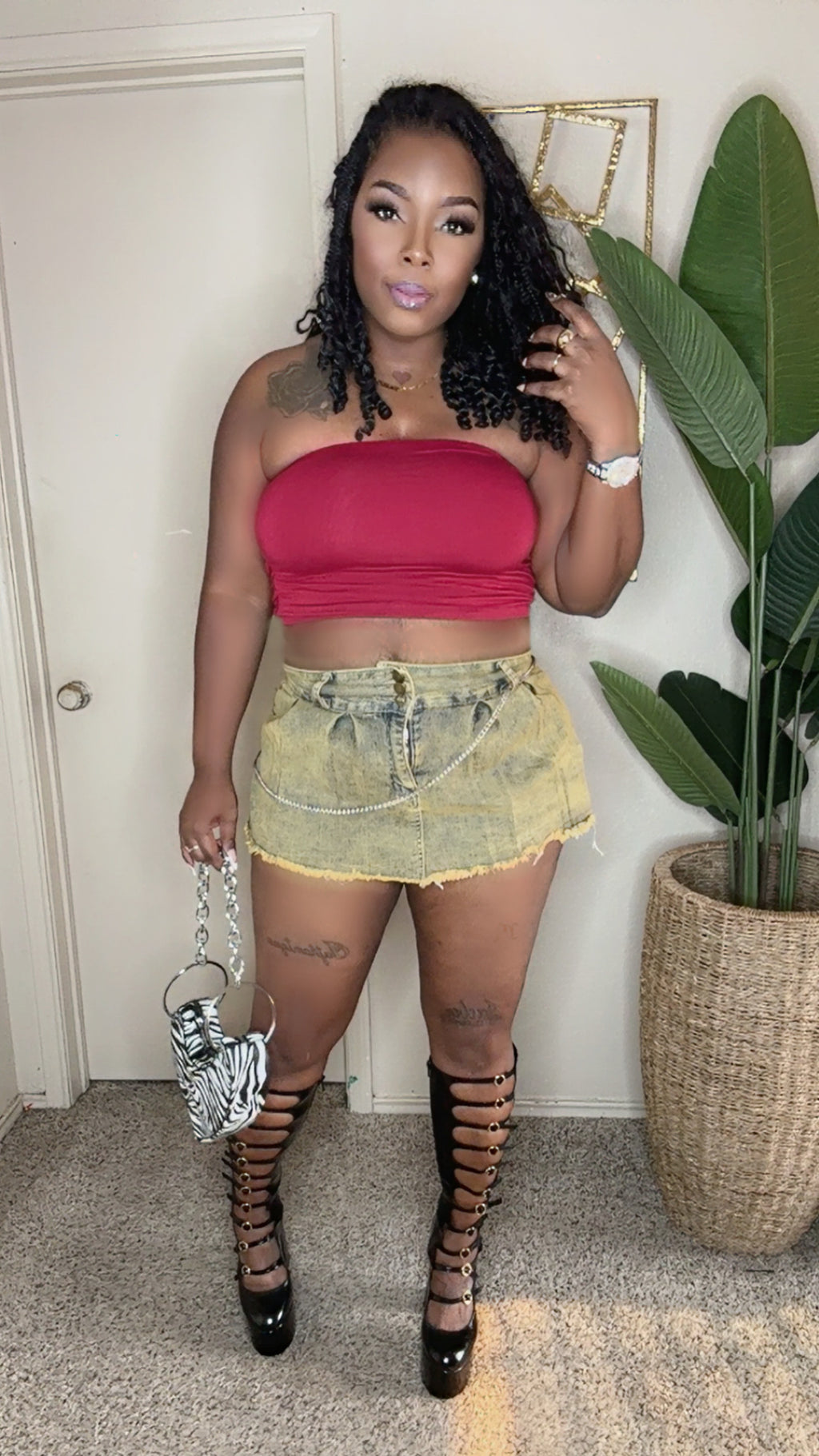 When Good Meets Bad mini Skort