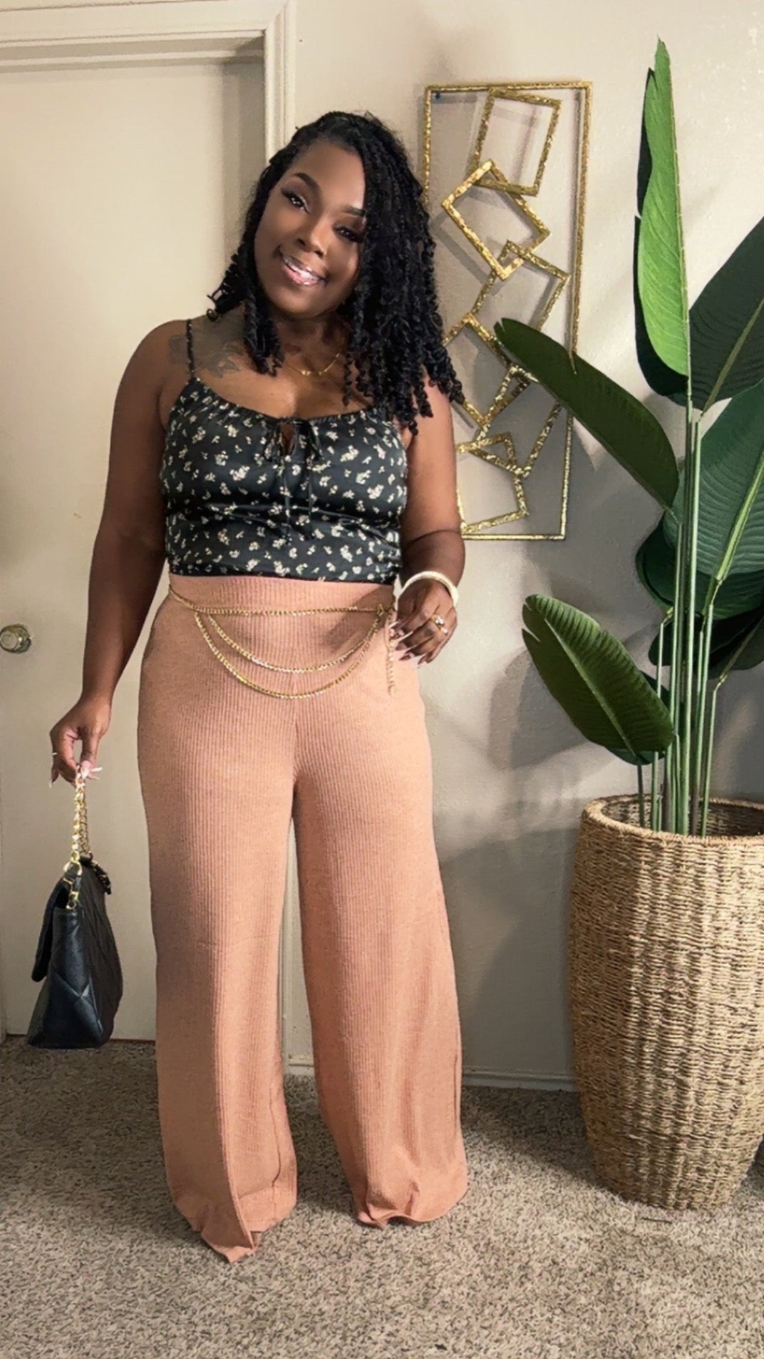 Bally Wide Leg Pants (Butter Orange)