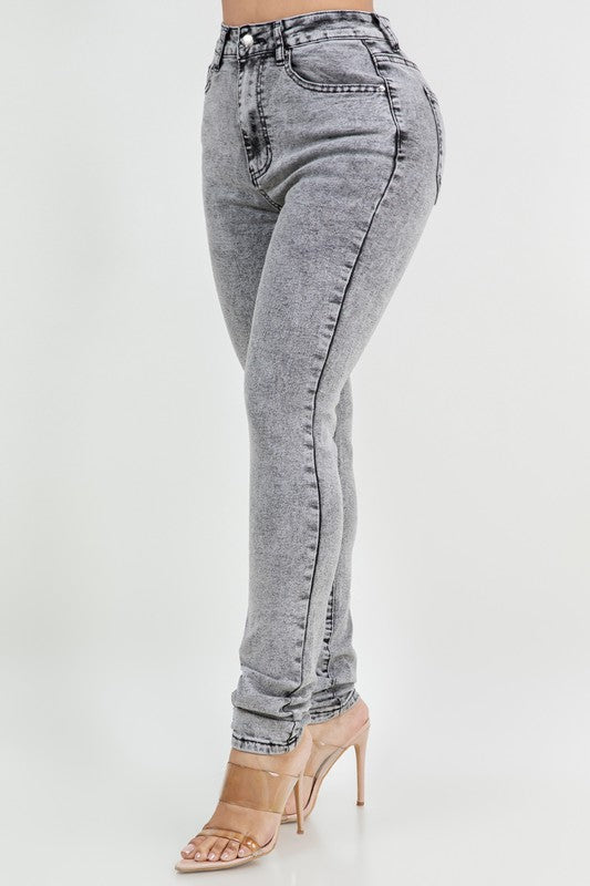 Gray Acid Jeans