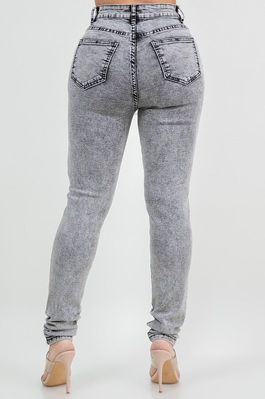 Gray Acid Jeans