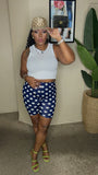 Polka Dot Bikers (Navy)