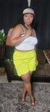 Boyfriend Shorts (LIME)