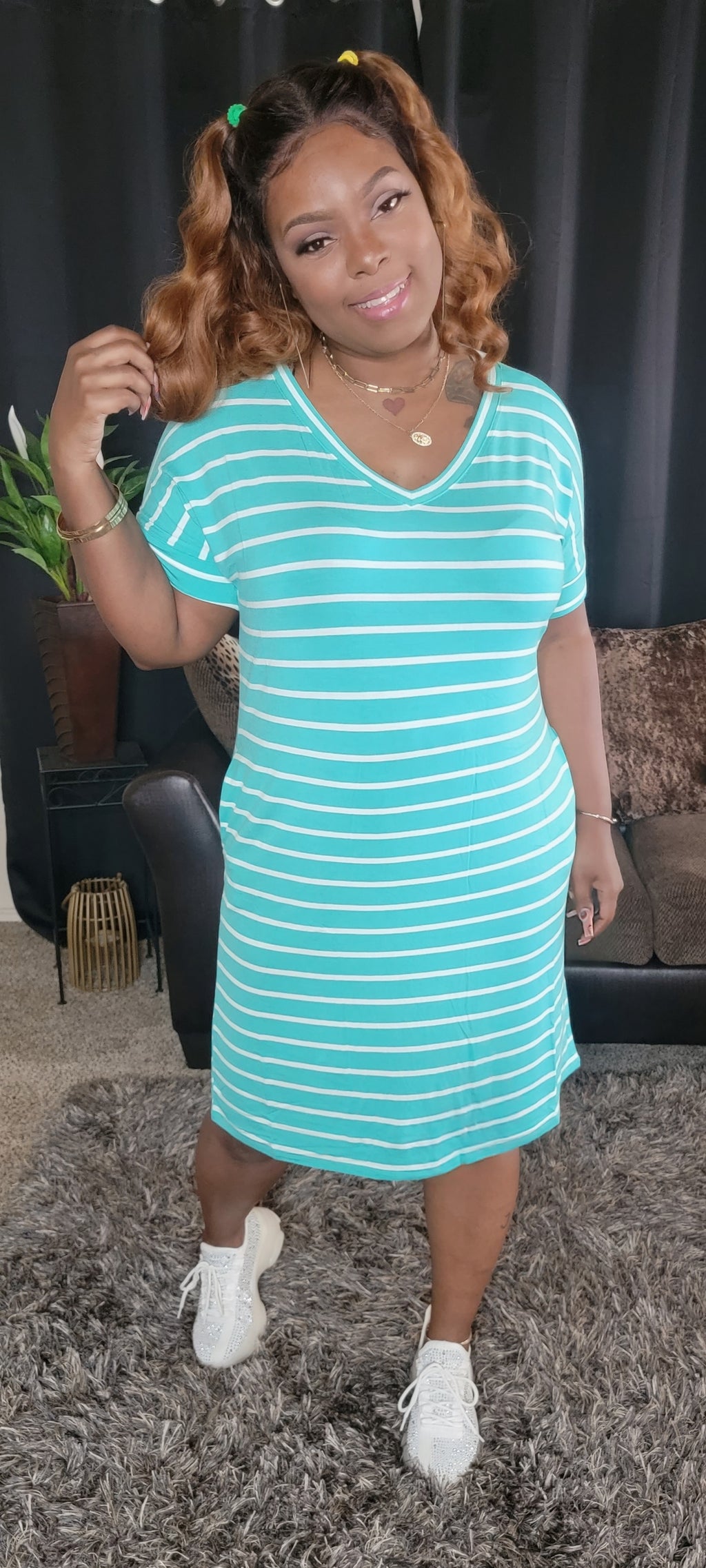 Striped Midi (PLUS) MINT
