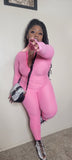 Label Me Pink Jumpsuit